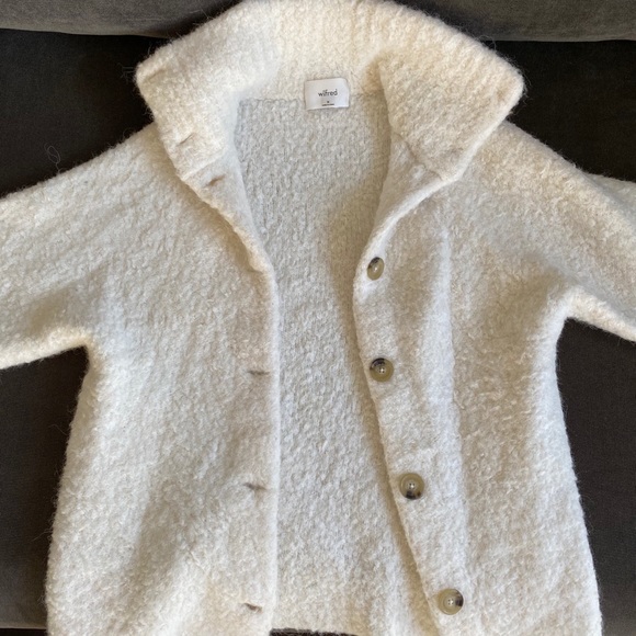 Aritzia Wilfred Alpaca Button Down Sweater - Picture 5 of 7